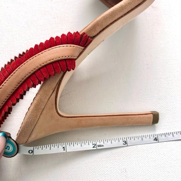 Tory Burch ISLE 105MM SLINGBACK EMBELLISHMENT/SUEDE/NAPPA NATURAL
VACHETTA 7 - Picture 9 of 11